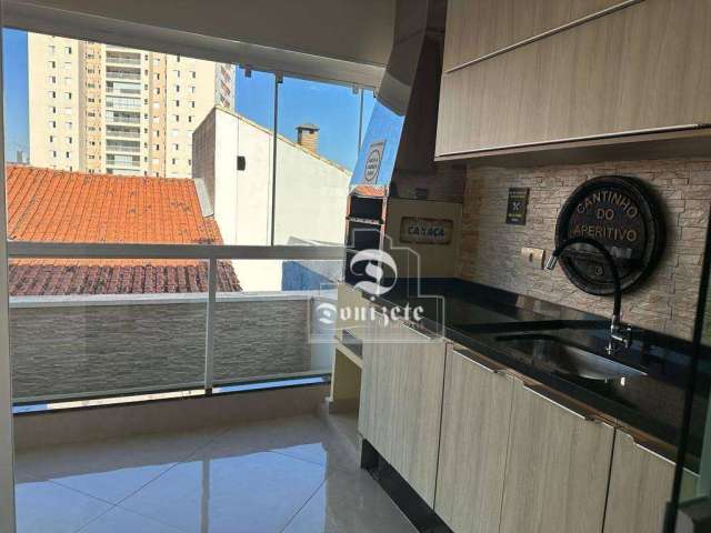 Apartamento à venda, 72 m² por R$ 530.000,00 - Vila Valparaíso - Santo André/SP