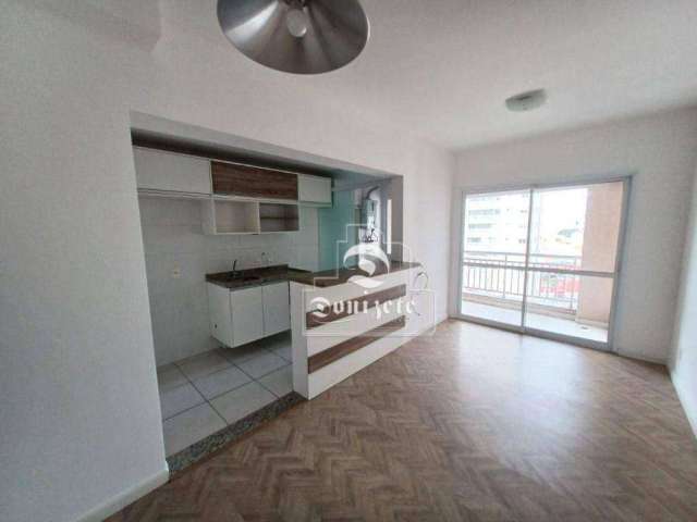 Apartamento com 2 dormitórios para alugar, 60 m² por R$ 3.540,00/mês - Vila Homero Thon - Santo André/SP