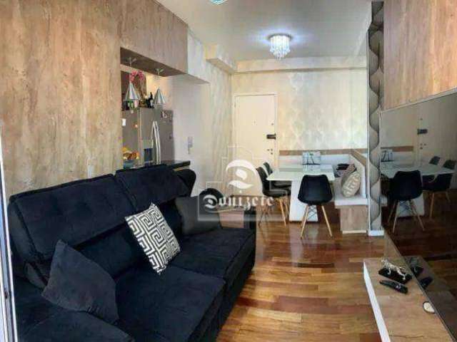 Apartamento com 3 dormitórios à venda, 67 m² por R$ 637.000,00 - Vila Homero Thon - Santo André/SP