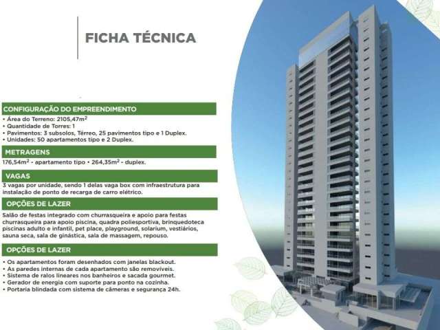 Apartamento com 4 dormitórios à venda, 177 m² por R$ 2.490.000,00 - Jardim - Santo André/SP