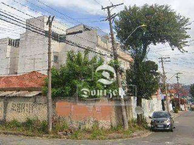 Terreno à venda, 250 m² por R$ 649.999,00 - Vila Scarpelli - Santo André/SP