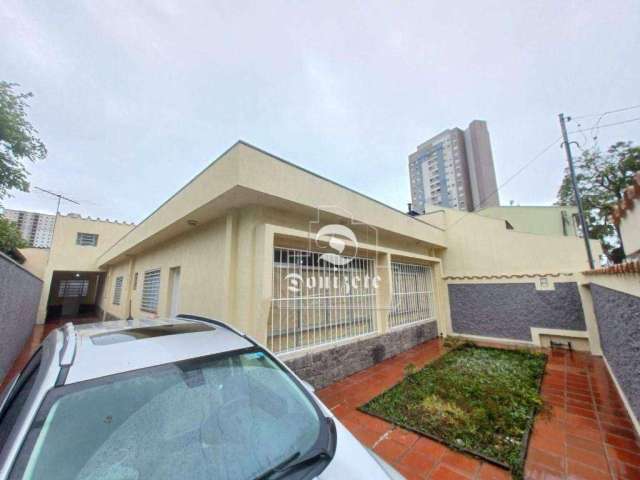 Casa com 4 dormitórios para alugar, 220 m² por R$ 7.340,00/mês - Casa Branca - Santo André/SP