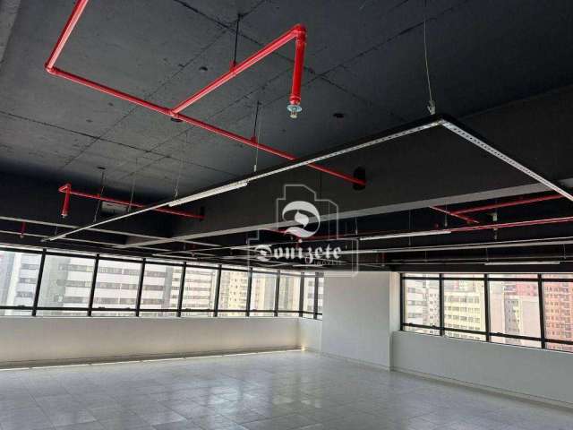 Sala, 131 m² - venda por R$ 799.000,00 ou aluguel por R$ 9.350,00/mês - Centro - Santo André/SP