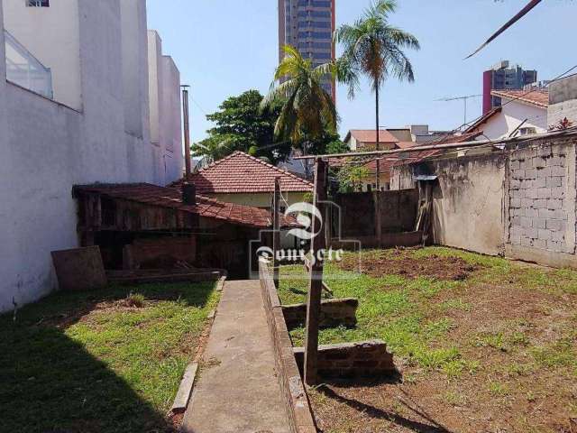 Terreno à venda, 400 m² por R$ 1.999.999,99 - Jardim - Santo André/SP