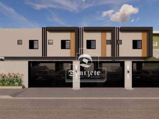 Sobrado com 3 dormitórios à venda, 126 m² por R$ 849.999,90 - Vila Pires - Santo André/SP