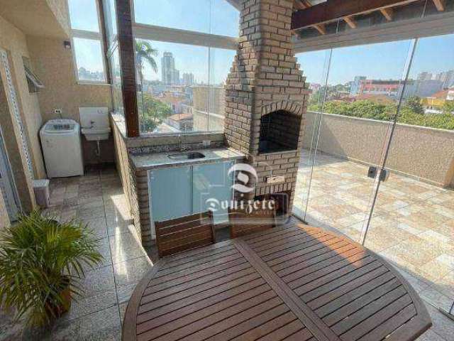 Cobertura com 2 dormitórios à venda, 104 m² por R$ 460.000,00 - Vila Alzira - Santo André/SP