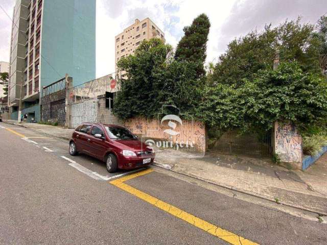 Terreno à venda, 600 m² por R$ 3.179.998,00 - Jardim - Santo André/SP