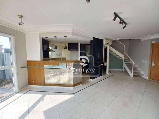 Cobertura com 1 dormitório, 130 m² - venda por R$ 1.199.900,00 ou aluguel por R$ 7.120,28/mês - Jardim - Santo André/SP