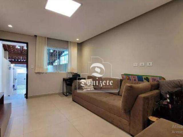 Sobrado com 2 dormitórios à venda, 135 m² por R$ 689.999,90 - Vila Valparaíso - Santo André/SP