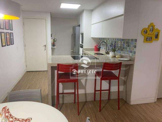 Apartamento à venda, 55 m² por R$ 359.998,00 - Vila Homero Thon - Santo André/SP