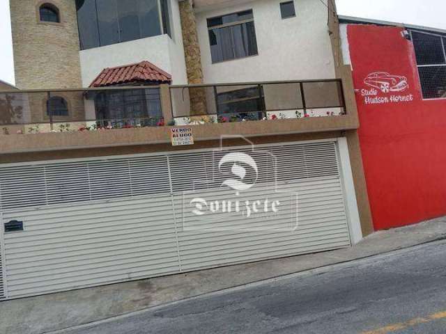 Sobrado com 4 dormitórios à venda, 398 m² por R$ 2.200.000,00 - Vila Alzira - Santo André/SP