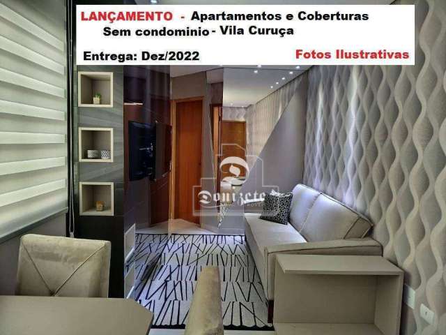 Cobertura à venda, 140 m² por R$ 719.999,00 - Vila Curuçá - Santo André/SP