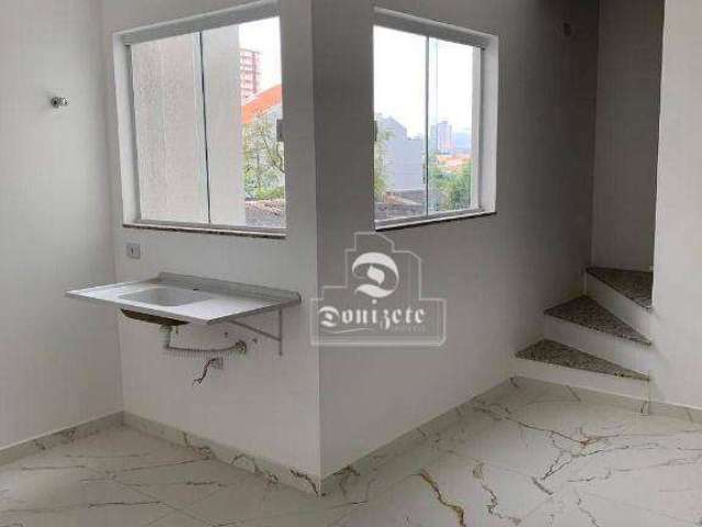 Cobertura com 2 dormitórios à venda, 104 m² por R$ 630.000,00 - Santa Maria - Santo André/SP