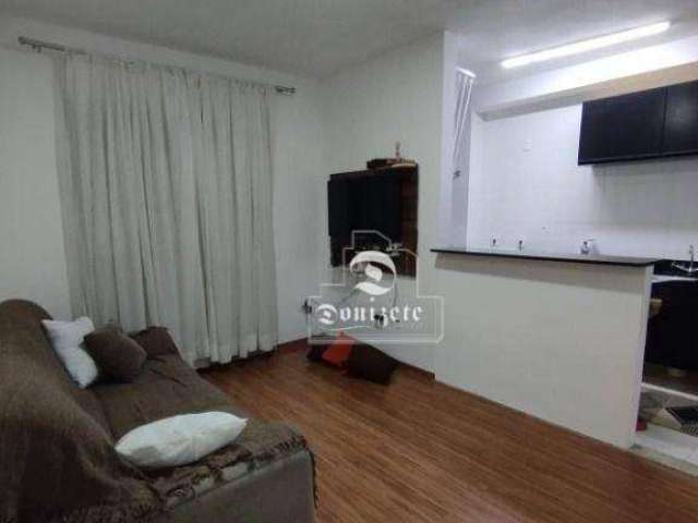 Apartamento com 2 dormitórios à venda, 51 m² por R$ 366.000,00 - Parque Jaçatuba - Santo André/SP