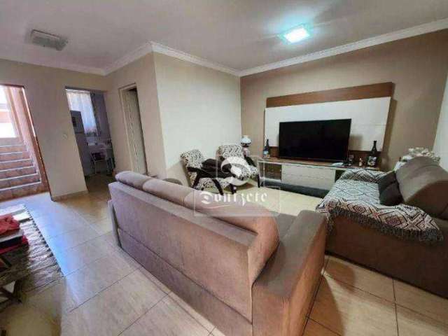 Casa com 3 dormitórios à venda, 208 m² por R$ 750.000,00 - Campestre - Santo André/SP