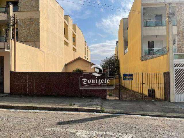 Terreno à venda, 500 m² por R$ 2.126.000,00 - Campestre - Santo André/SP