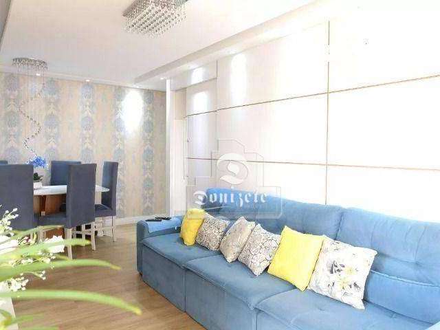 Apartamento com 2 dormitórios à venda, 71 m² por R$ 700.000,00 - Vila Assunção - Santo André/SP