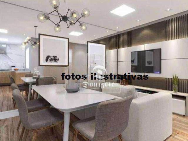 Apartamento com 2 dormitórios à venda, 50 m² por R$ 309.000,00 - Vila Guiomar - Santo André/SP