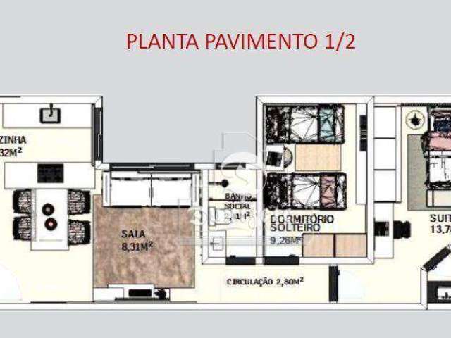 Apartamento com 2 dormitórios à venda, 67 m² por R$ 550.000,00 - Vila Assunção - Santo André/SP