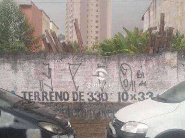 Terreno à venda, 330 m² por R$ 1.199.000,00 - Vila Floresta - Santo André/SP