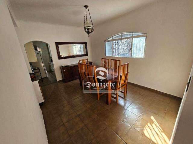 Casa com 4 dormitórios para alugar, 207 m² por R$ 4.615,00/mês - Vila Vitória - Santo André/SP