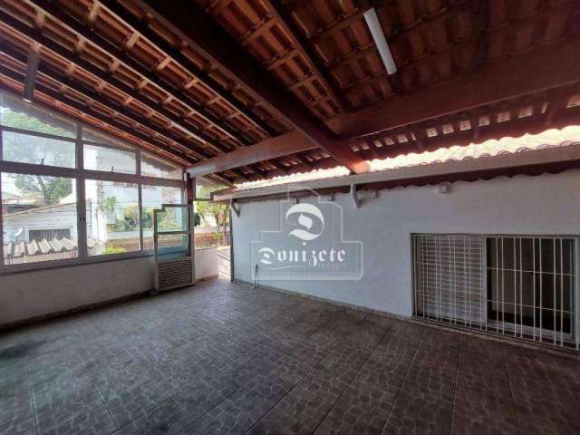 Casa com 3 dormitórios, 190 m² - venda por R$ 780.000,00 ou aluguel por R$ 3.676,83/mês - Vila Floresta - Santo André/SP