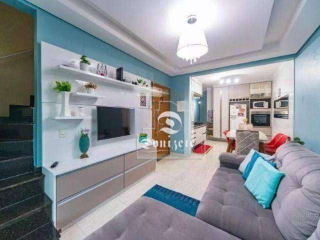 Cobertura com 3 dormitórios à venda, 150 m² por R$ 639.999,90 - Vila Cecília Maria - Santo André/SP