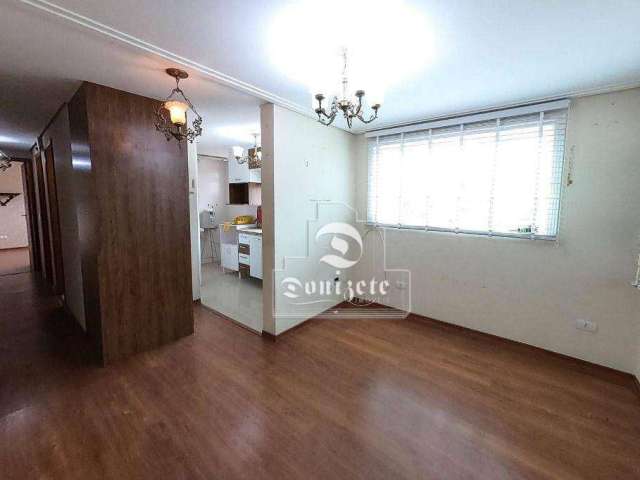 Apartamento com 2 dormitórios à venda, 55 m² por R$ 398.000,00 - Vila Bastos - Santo André/SP