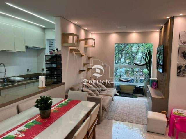 Apartamento à venda, 75 m² por R$ 540.000,00 - Campestre - Santo André/SP