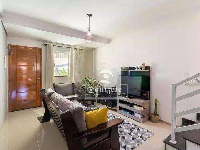 Sobrado com 3 dormitórios à venda, 96 m² por R$ 639.999,90 - Parque das Nações - Santo André/SP