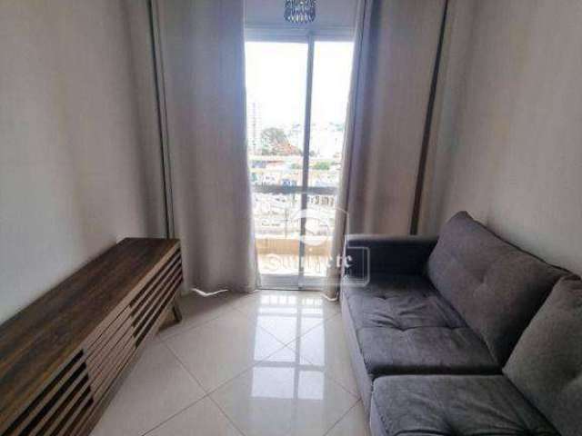 Apartamento com 2 dormitórios para alugar, 60 m² por R$ 2.065,00/mês - Vila Valparaíso - Santo André/SP