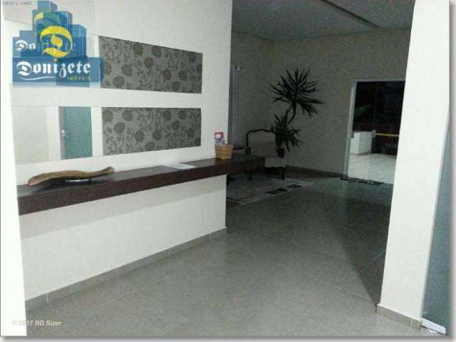 Apartamento com 2 dormitórios para alugar, 70 m² por R$ 2.560,00/mês - Vila Alzira - Santo André/SP