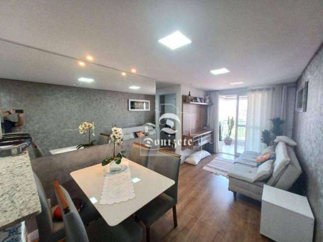 Apartamento com 2 dormitórios, 57 m² - venda por R$ 610.000,00 ou aluguel por R$ 3.855,00/mês - Vila Floresta - Santo André/SP