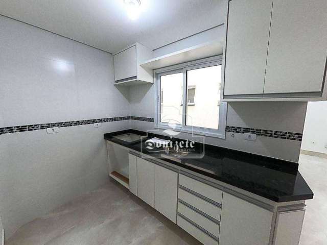 Cobertura com 2 dormitórios para alugar, 98 m² por R$ 3.000,00/mês - Vila Pires - Santo André/SP