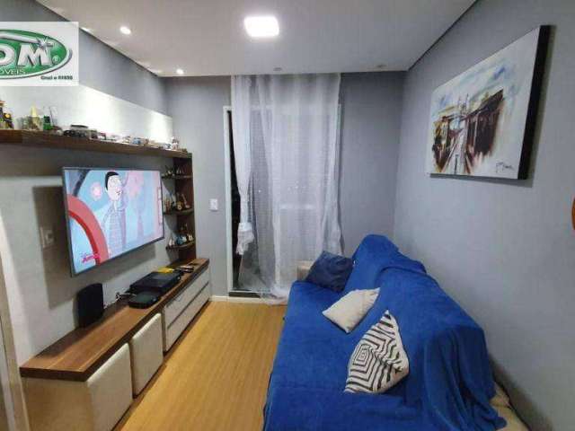 Apartamento com 2 dormitórios à venda, 48 m² por R$ 270.000,00 - Vila da Oportunidade - Carapicuíba/SP