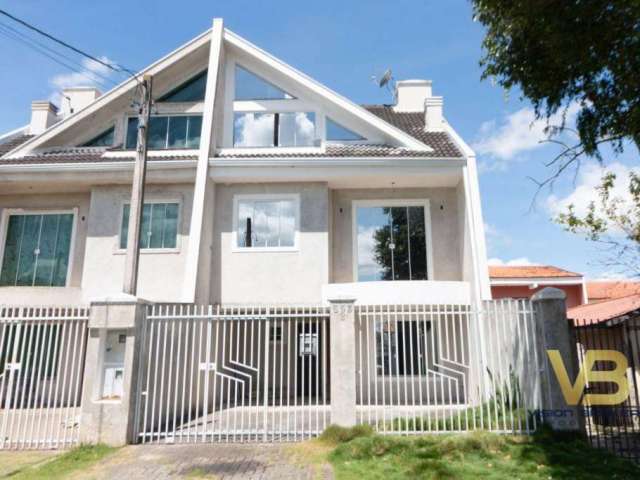 TRIPLEX NOVO com 4 dormitórios, sendo 2 suítes,3 vagas,com 182m2, por R$699.000,00. Curitiba/PR!!