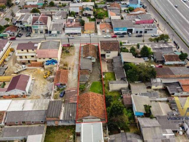 TERRENO de 804M2, 2 casas386m2 averbados!!  IDEAL para EMPREENDIENTO, por R$917.000,00 em Pinhais/PR. ACEITA FINANCIAMENTO.