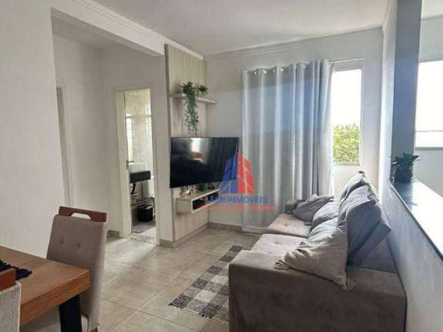 Apartamento com 2 dormitórios à venda, 52 m² por R$ 175.000,00 - Chácara Letônia - Americana/SP