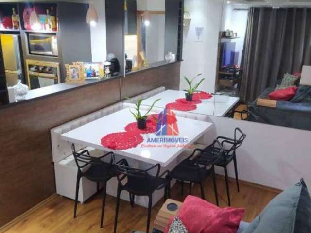 Apartamento com 2 dormitórios à venda, 49 m² por R$ 220.000,00 - Jardim Guanabara - Americana/SP