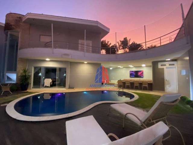 Casa com 3 dormitórios, 375 m² - venda por R$ 2.200.000,00 ou aluguel por R$ 11.500,00/mês - Chácara Letônia - Americana/SP