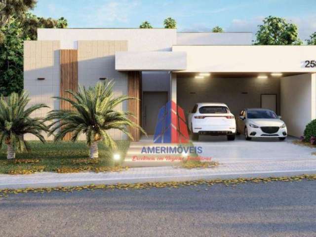 Casa com 3 dormitórios à venda, 281 m² por R$ 2.490.000,00 - Condomínio Phillipson Park - Americana/SP