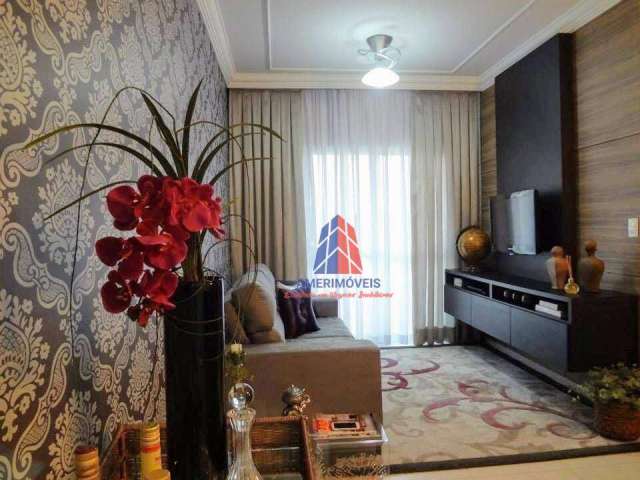 Apartamento com 3 dormitórios à venda, 77 m² por R$ 480.000,00 - Centro - Nova Odessa/SP