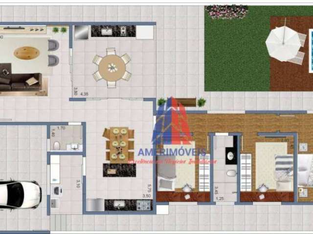 Casa com 3 dormitórios à venda, 158 m² por R$ 1.350.000,00 - Jardim Europa IV - Santa Bárbara D'Oeste/SP