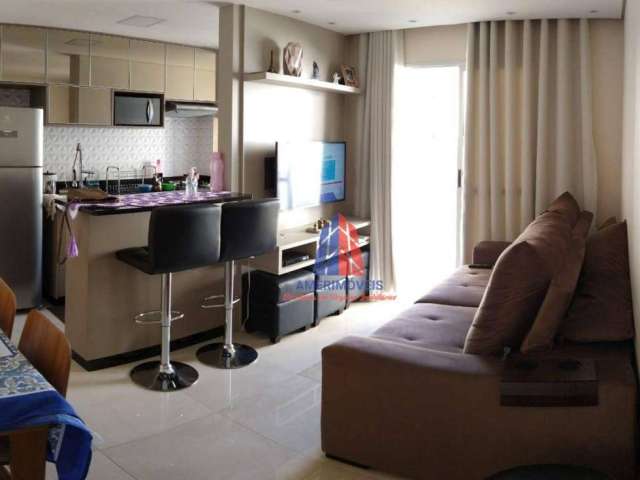 Apartamento com 2 dormitórios à venda, 50 m² por R$ 250.000,00 - Jardim Guanabara - Americana/SP
