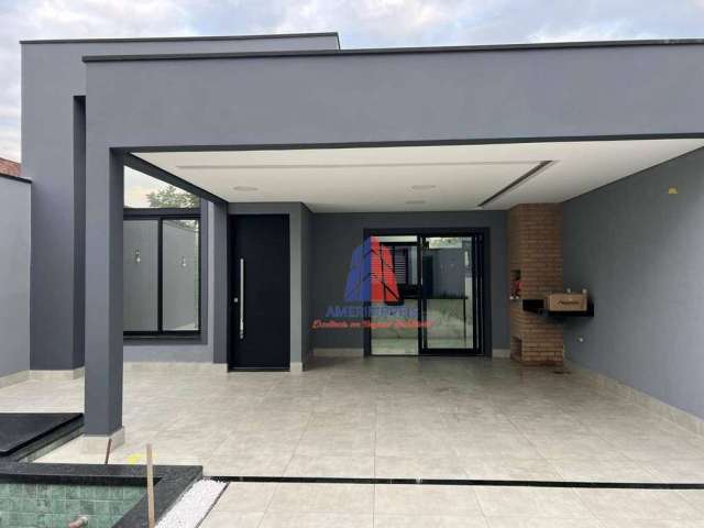 Casa com 3 dormitórios à venda, 106 m² por R$ 950.000 - Terra Azul - Santa Bárbara D'Oeste/SP