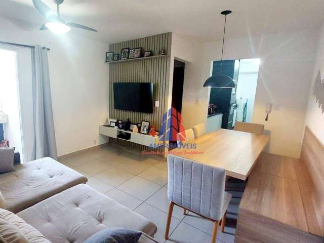 Apartamento com 2 dormitórios à venda, 58 m² por R$ 290.000,00 - Jardim São Domingos - Americana/SP