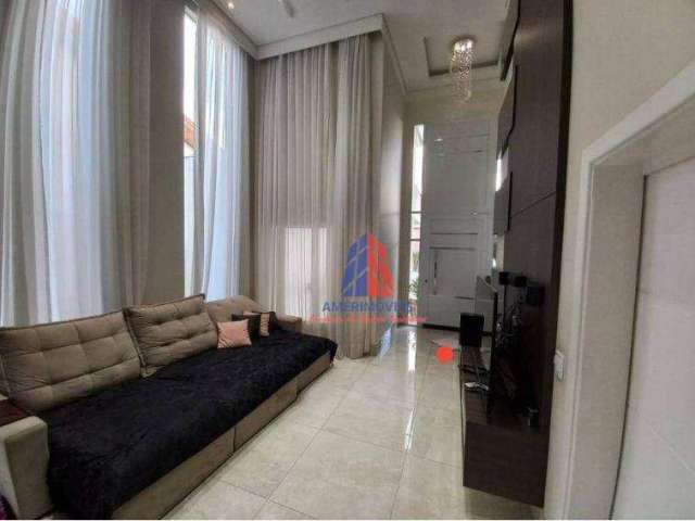 Casa com 3 dormitórios, 220 m² - venda por R$ 2.200.000,00 ou aluguel por R$ 8.920,00/mês - Jardim Portal da Colina - Americana/SP