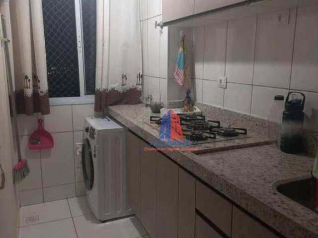 Apartamento com 2 dormitórios, 50 m² - venda por R$ 330.000 ou aluguel por R$ 1.756/mês - Vila Massucheto - Americana/SP