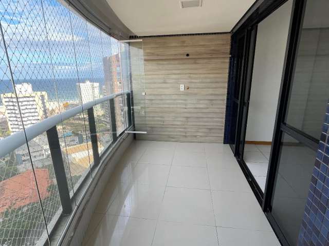 4/4, 3 Suítes, vista mar, 2 varandas, andar alto, Apto padrão luxo