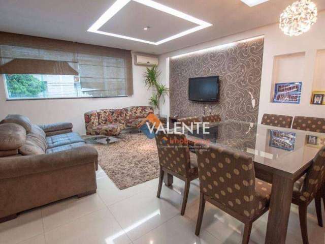 Sobreposta alta duplex   com 4 dormitórios à venda, 150 m² por R$ 1.040.000 - Campo Grande - Santos/SP